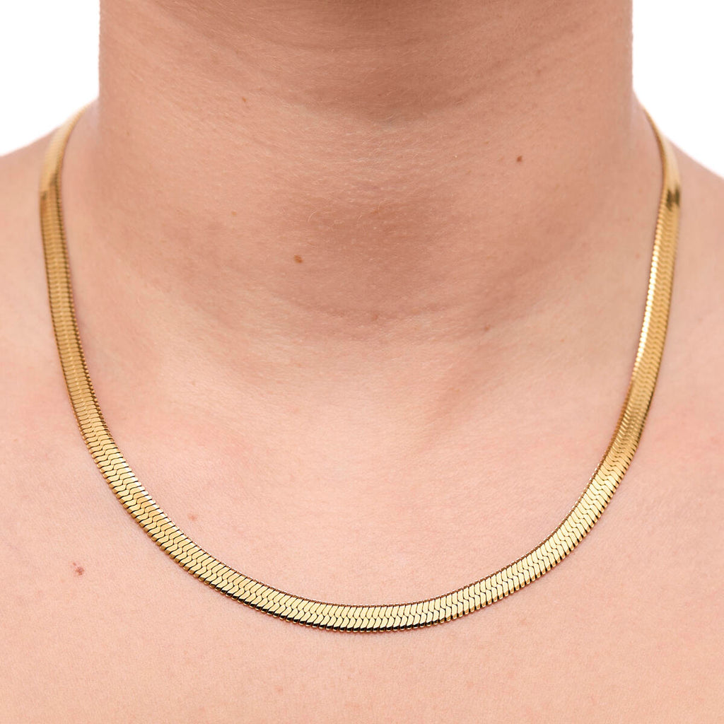 Collar de Malla Dorado 4