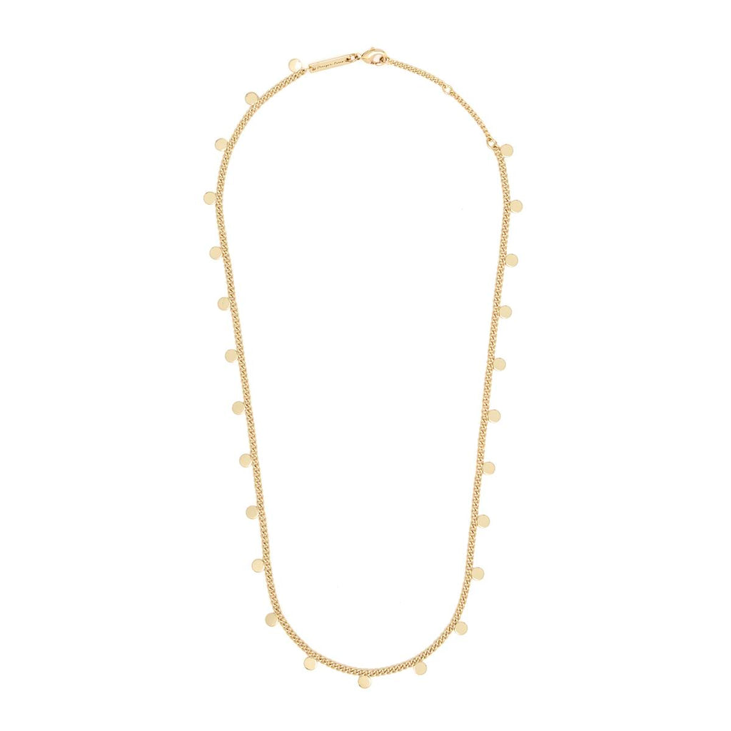 Collar Corto Dorado con Círculos 2