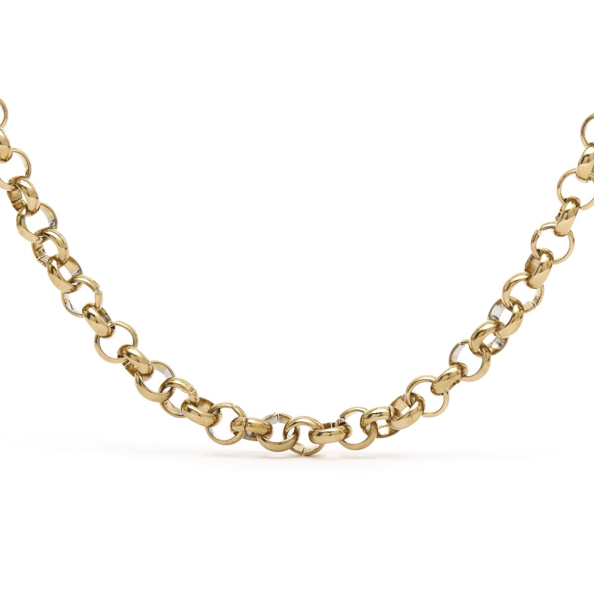 Collar Dorado de Eslabones Gruesos 1