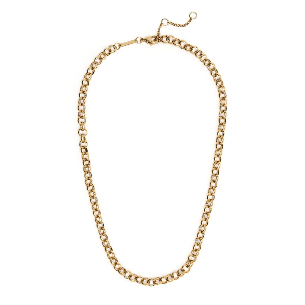 Collar Dorado de Eslabones Gruesos 2