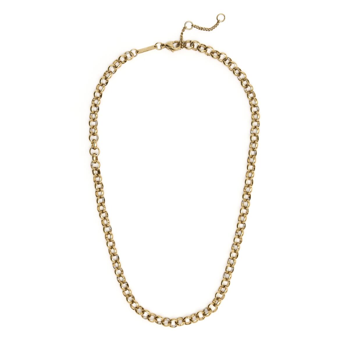 Collar Dorado de Eslabones Gruesos 2