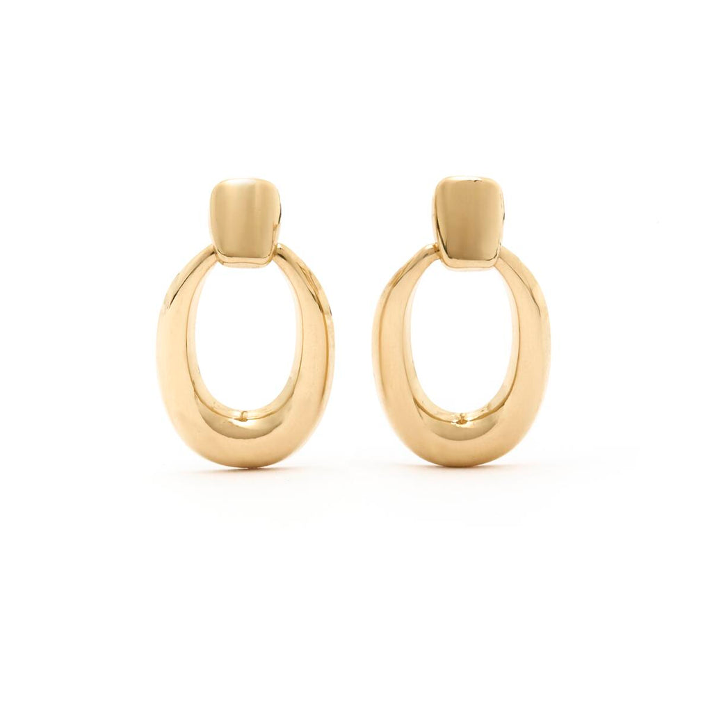 Pendientes de Aro Dorados Redondos 1