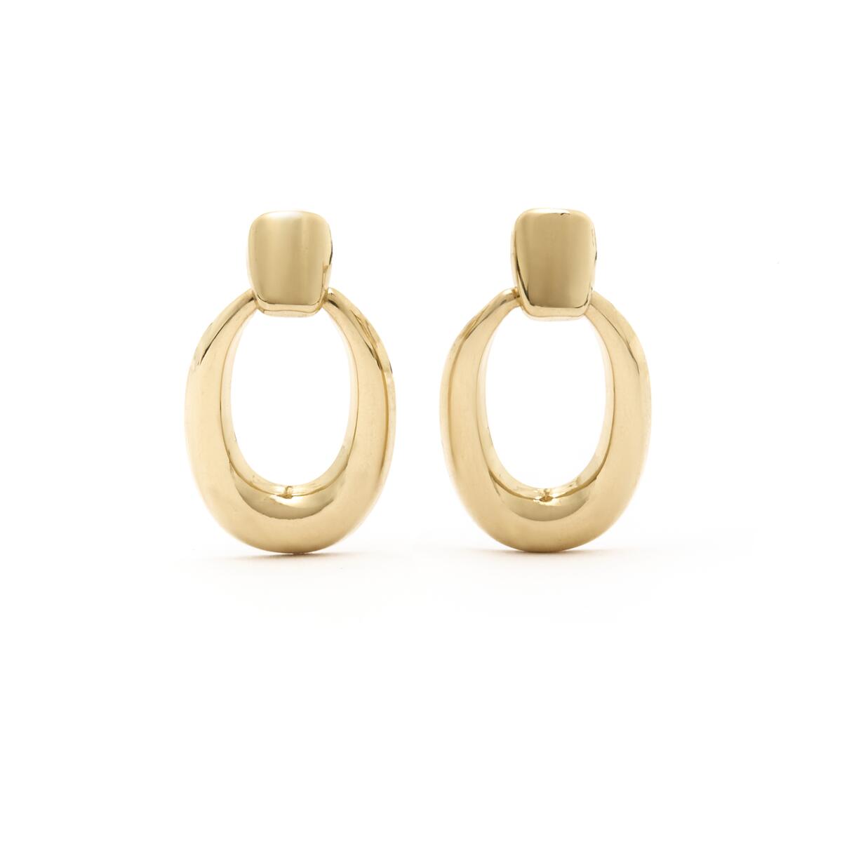 Pendientes de Aro Dorados Redondos 1