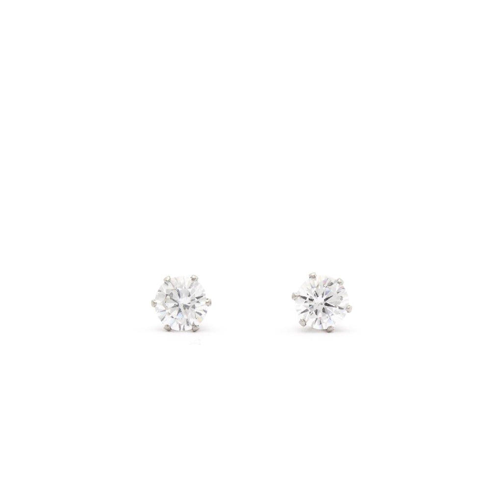Pendientes Plateadas Brillantes 1