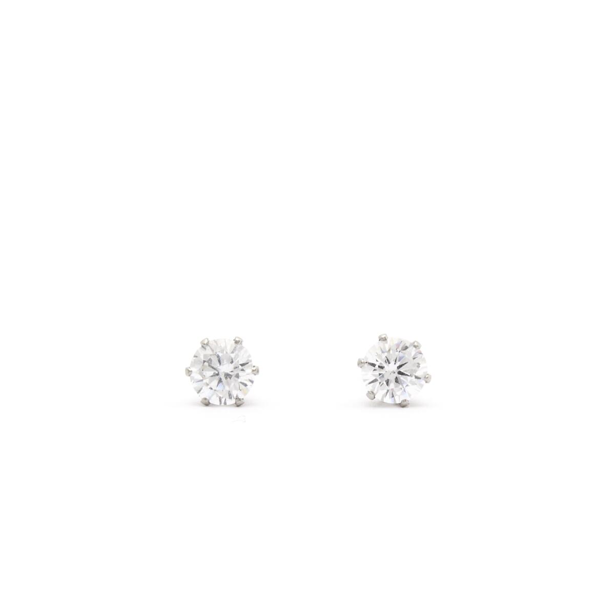 Pendientes Plateadas Brillantes 1