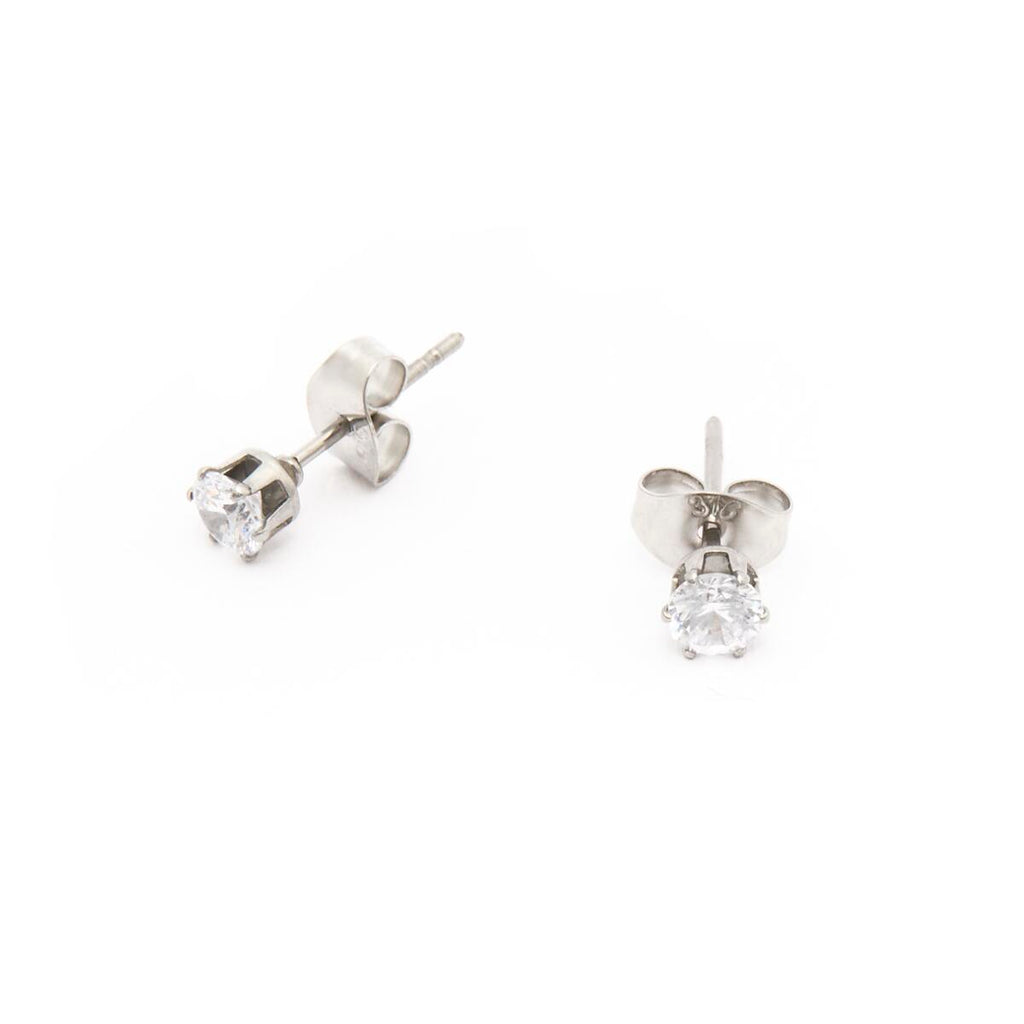Pendientes Plateadas Brillantes 2
