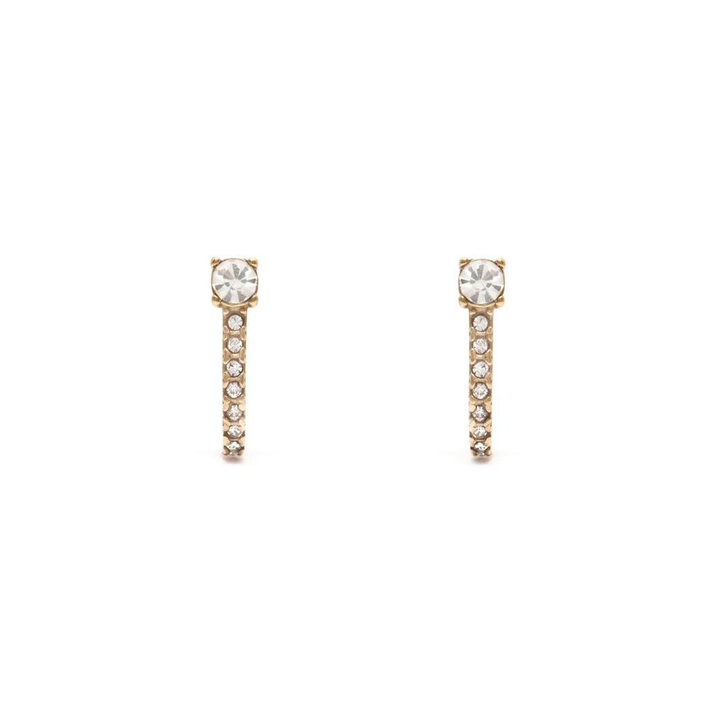 Pendientes Dorados Brillantes 1