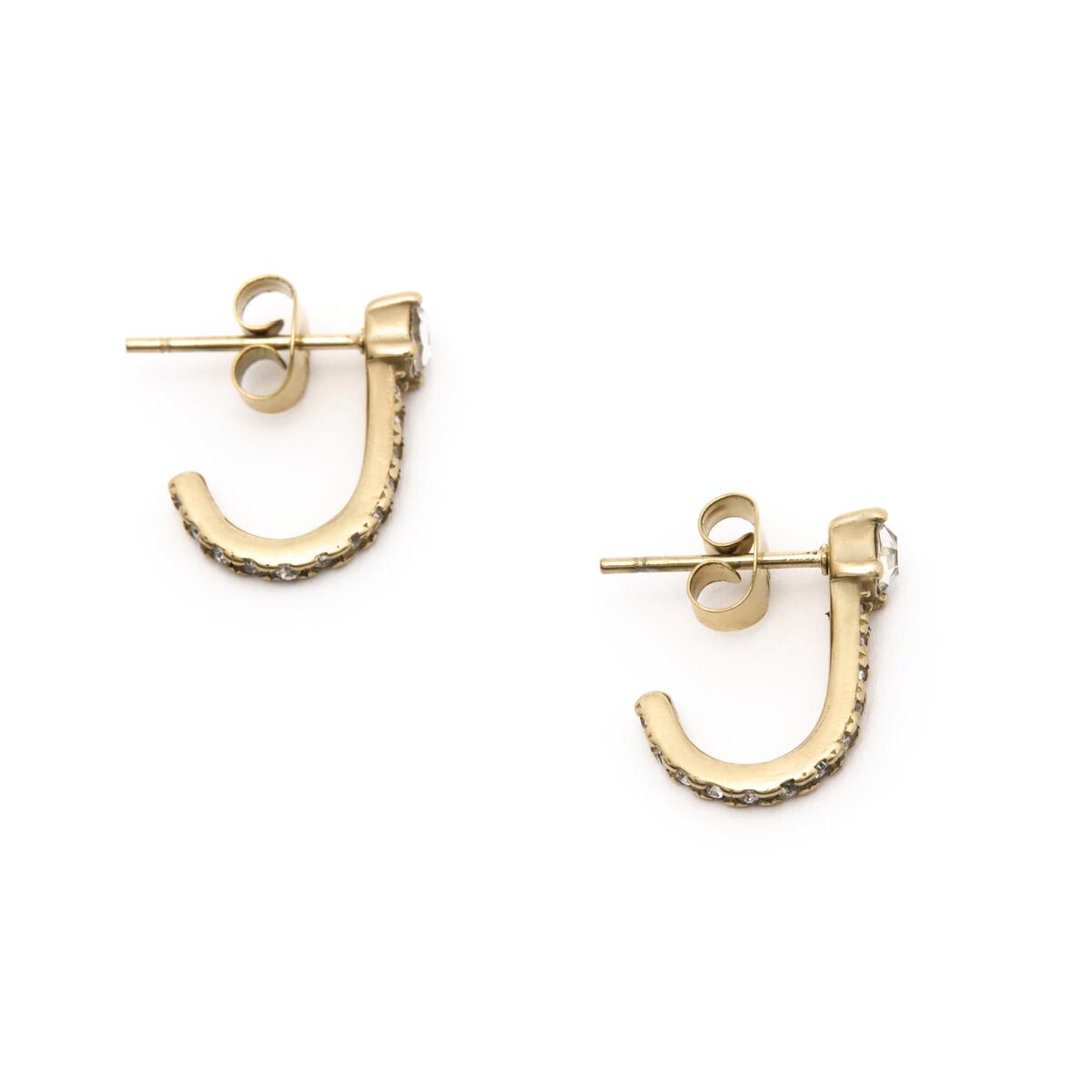 Pendientes Dorados Brillantes 2