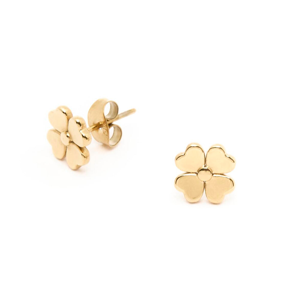 Pendientes Dorados Trebol 2