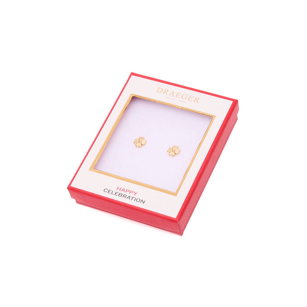 Pendientes Dorados Trebol 3