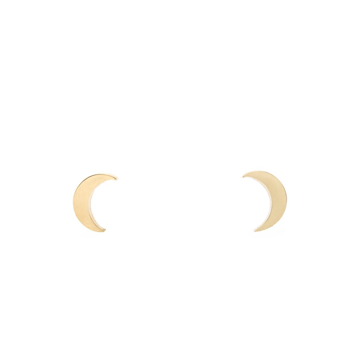 Pendientes Luna Dorados 1