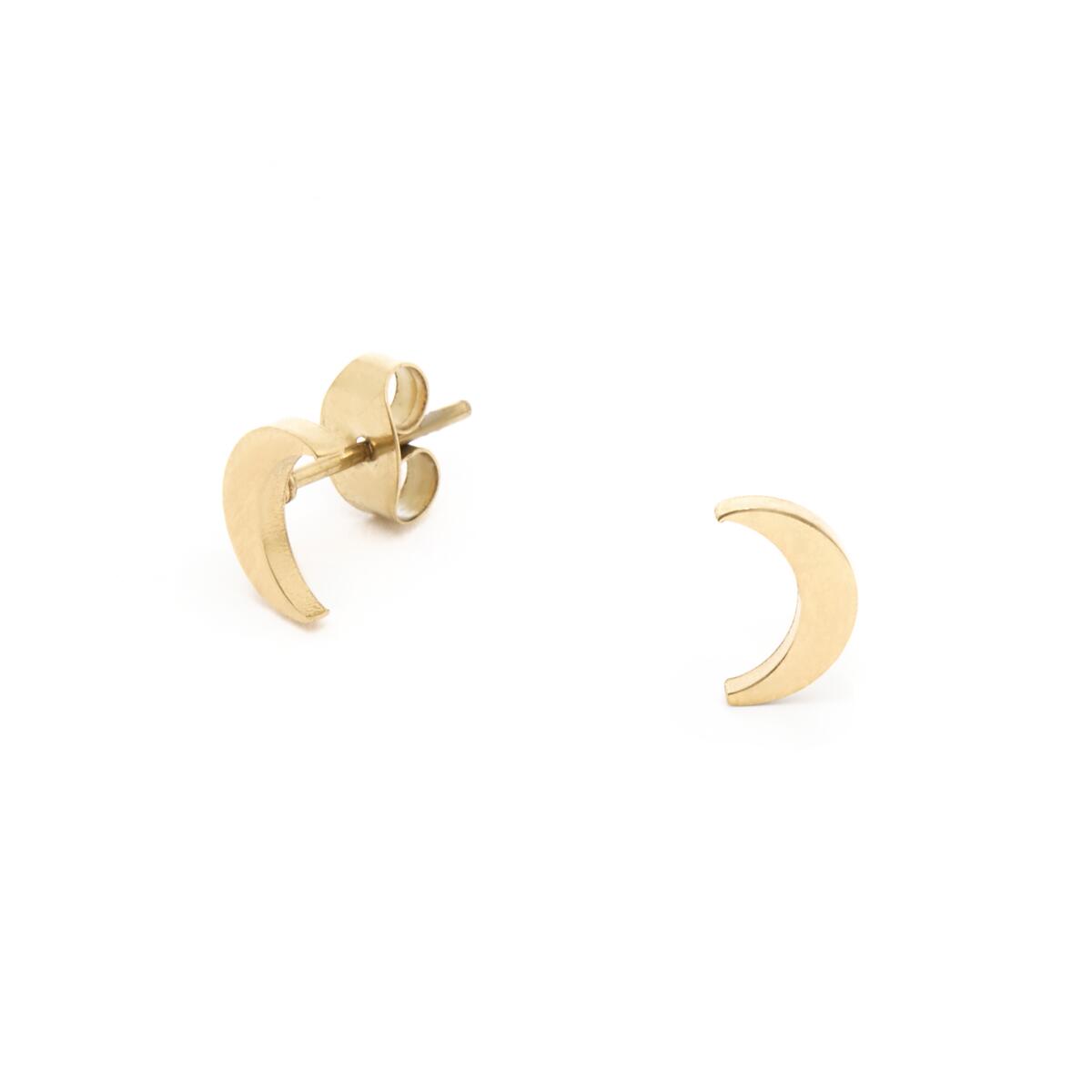 Pendientes Luna Dorados 2