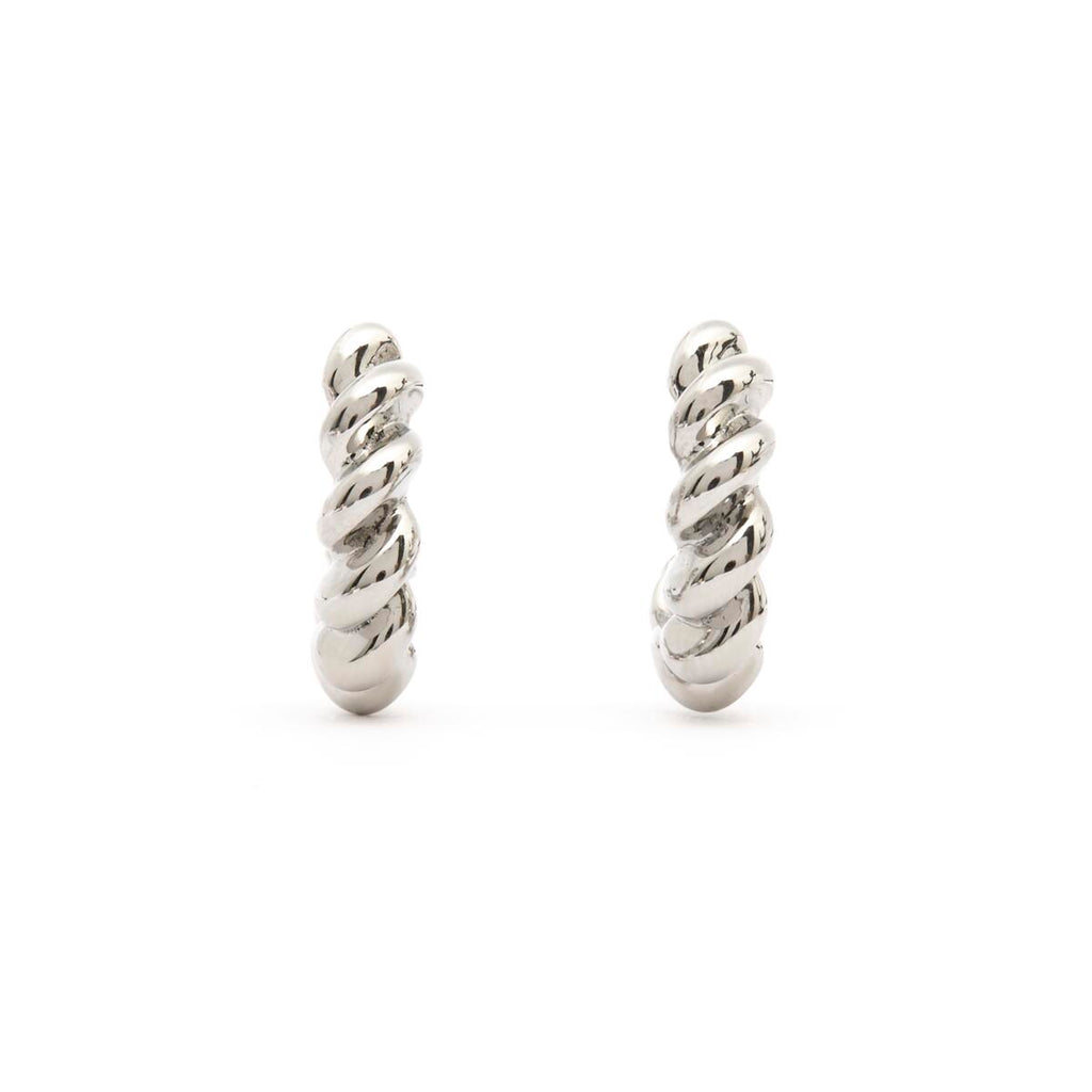 Pendientes de Aro Retorcidos de Plata 1