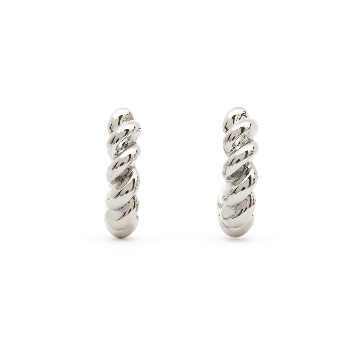 Pendientes de Aro Retorcidos de Plata 1