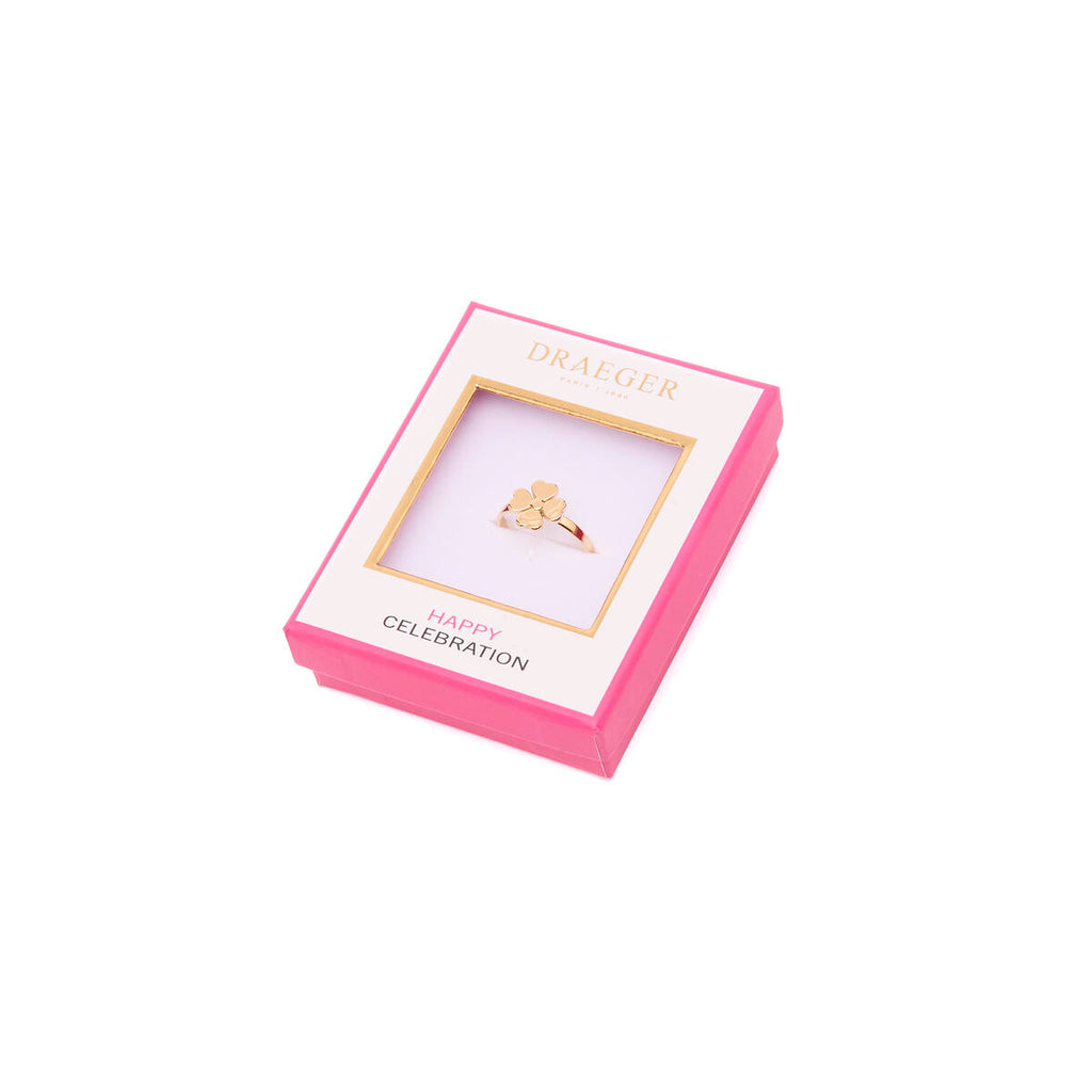Anillo Dorado Trébol 3