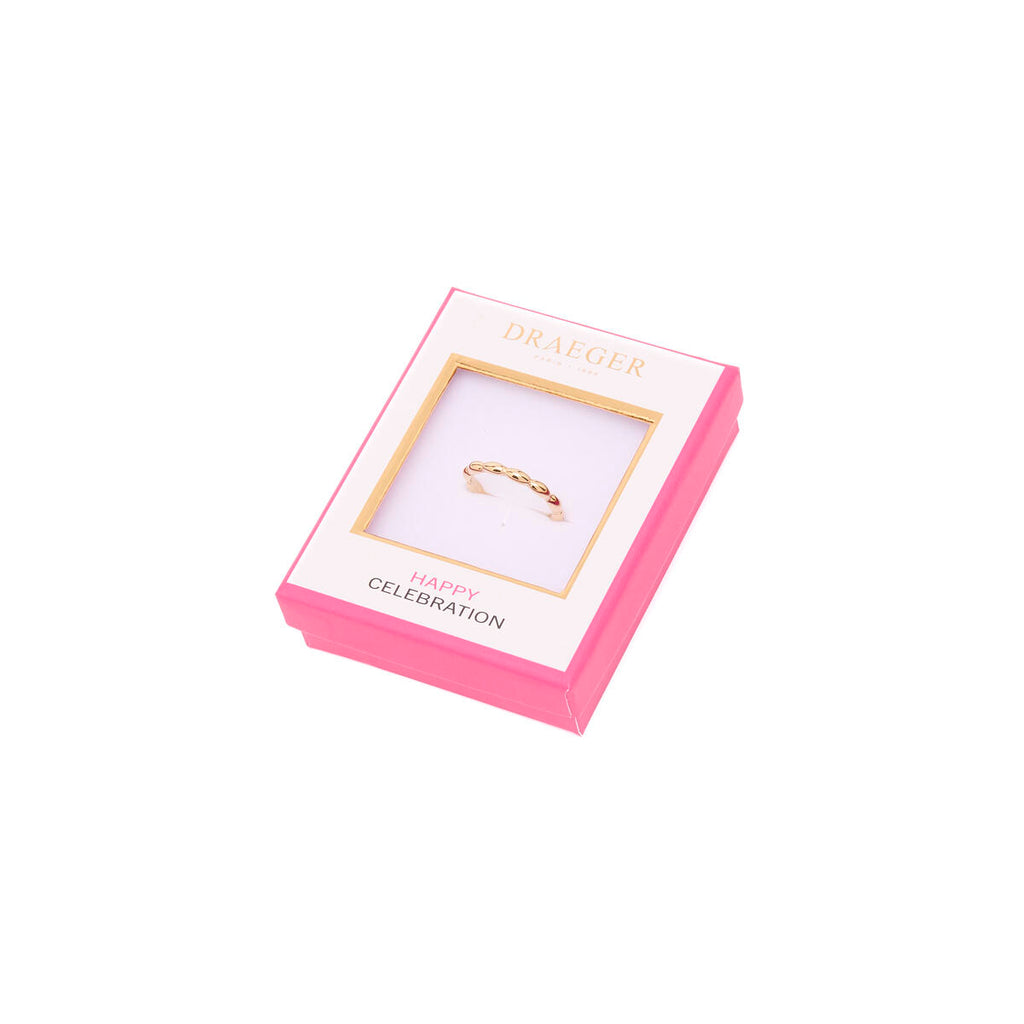 Anillo Dorado Fino Retorcido 3