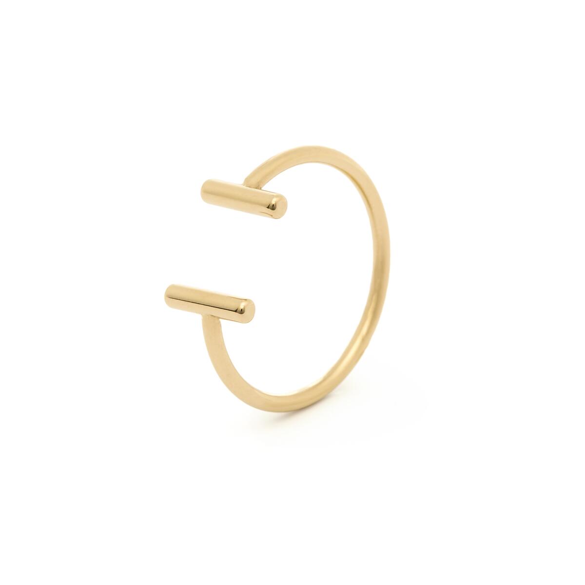 Anillo Dorado Abierto 2