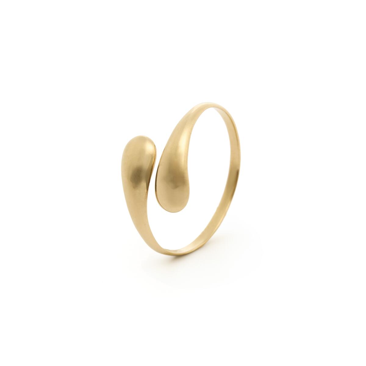 Anillo Dorado Tipo Cúpula Abierto 2
