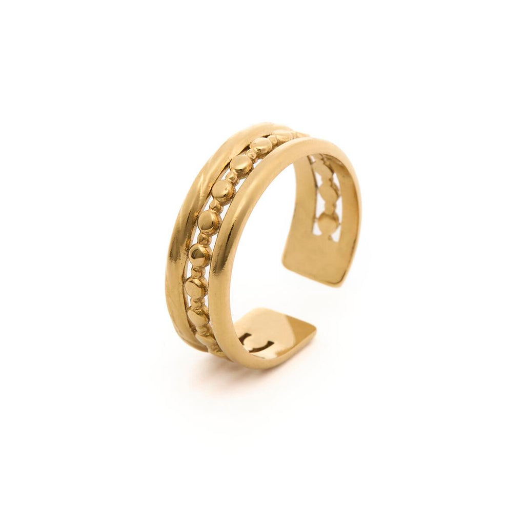 Anillo Dorado Bohemio 2