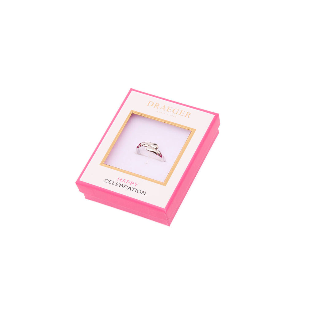 Anillo Plateado Trenzado 3