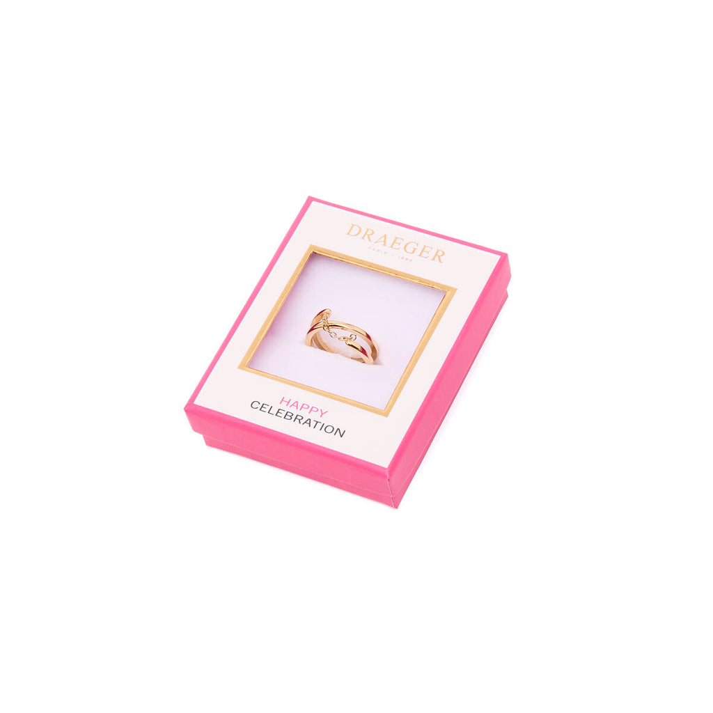 Anillo Dorado de Cadena 3