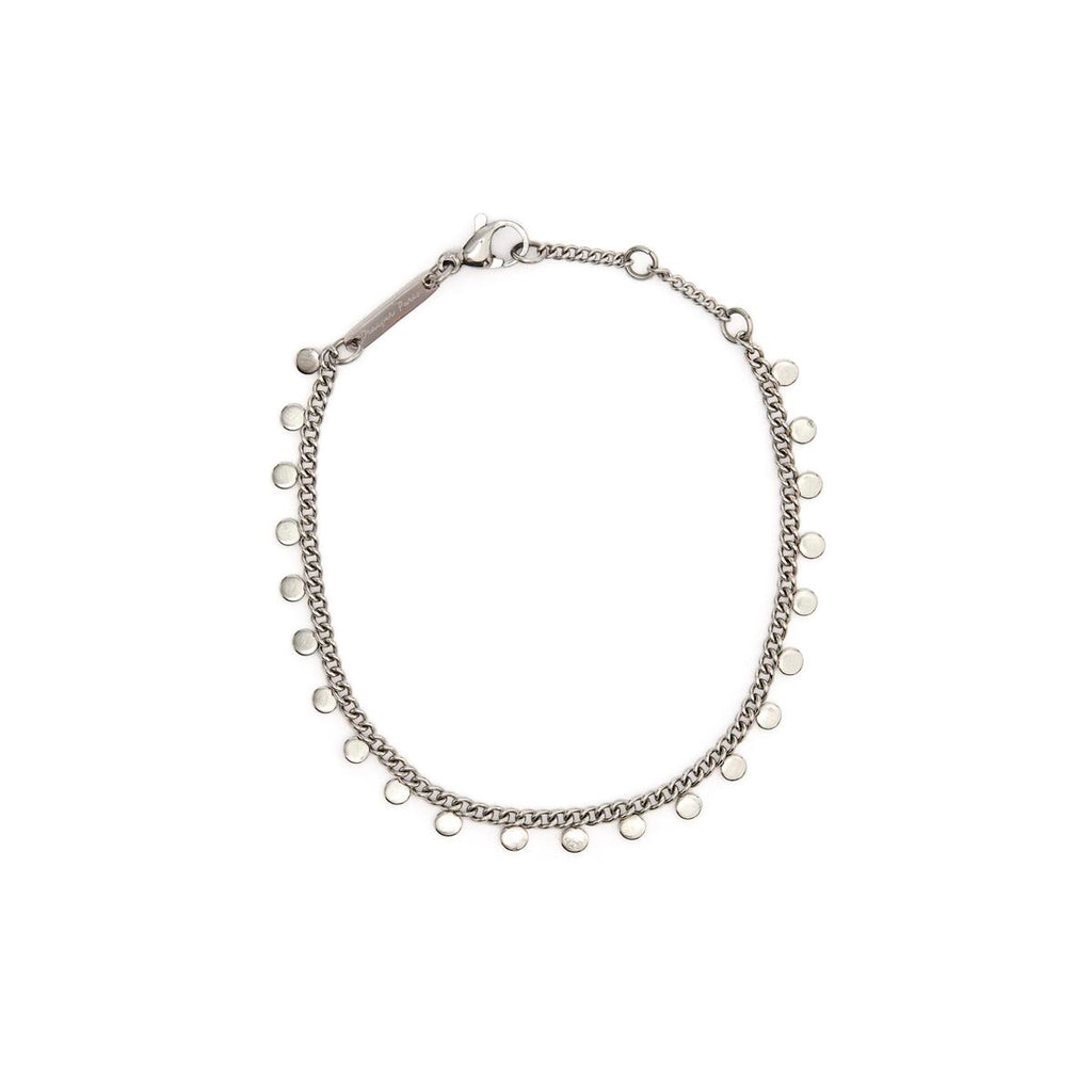 Pulsera Fina de Plata con Círculos 1