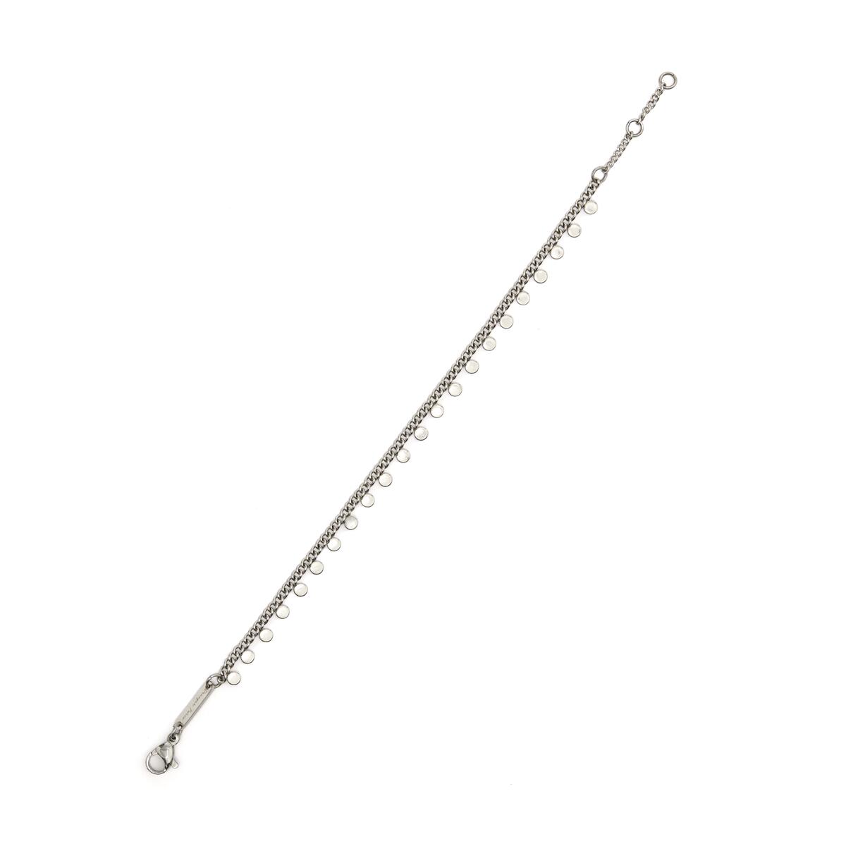 Pulsera Fina de Plata con Círculos 2