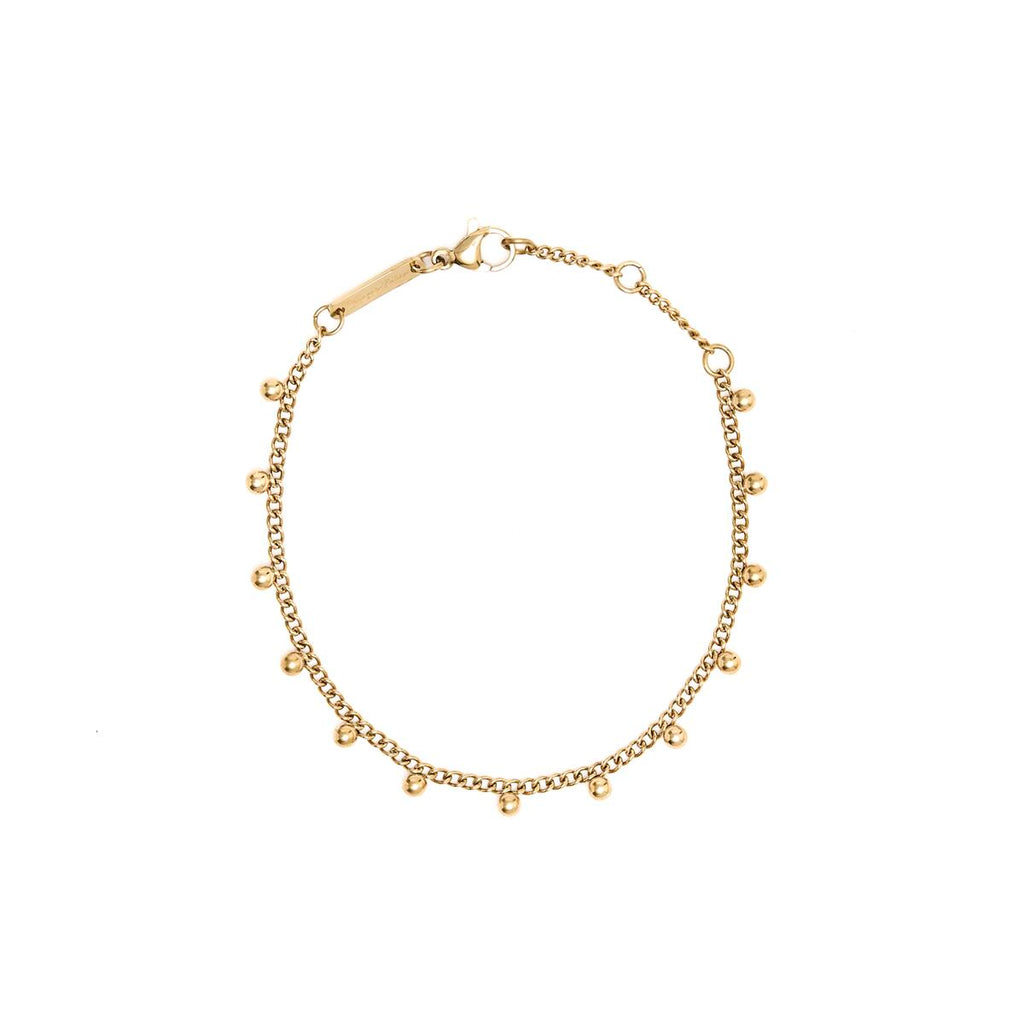Pulsera de Oro Mini Bolas 1