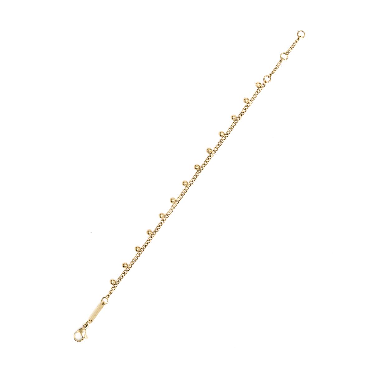 Pulsera de Oro Mini Bolas 2
