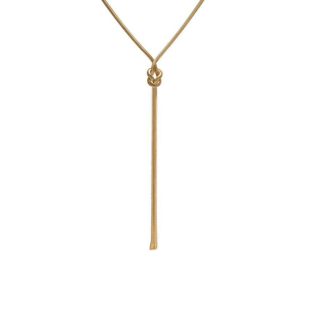 Collar Largo Dorado 1