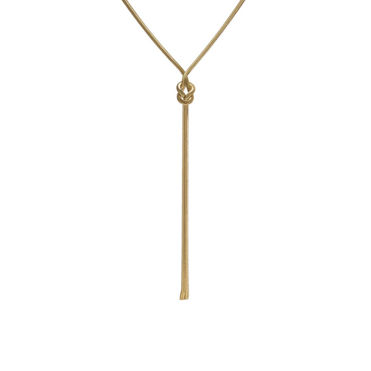 Collar Largo Dorado 1