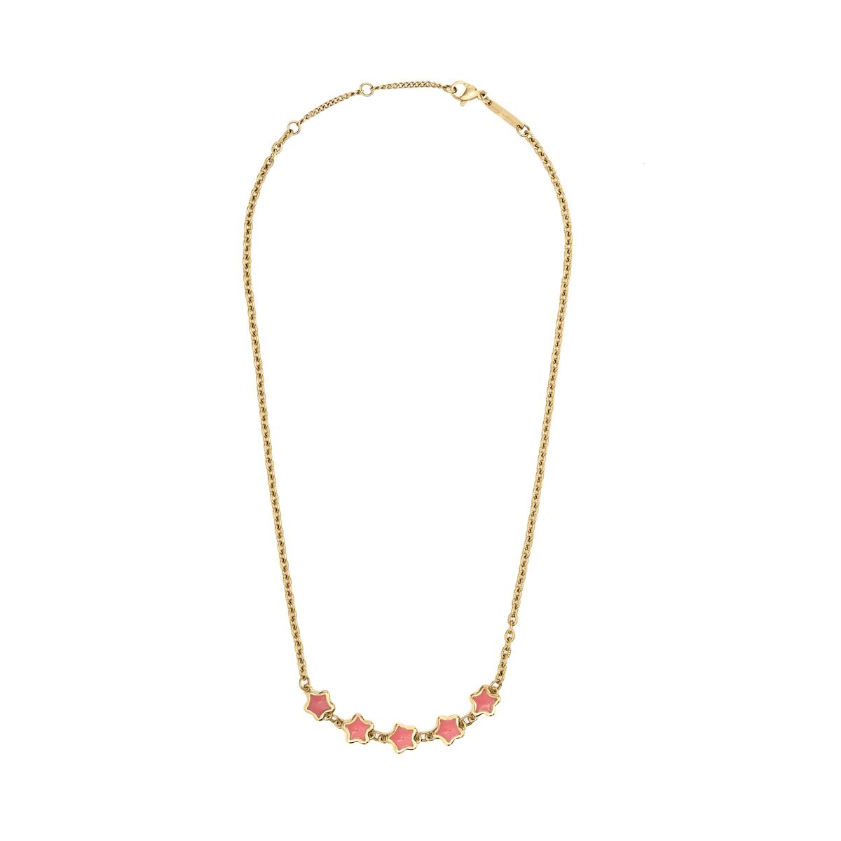 Collar Dorado con Estrellas Esmaltadas 2