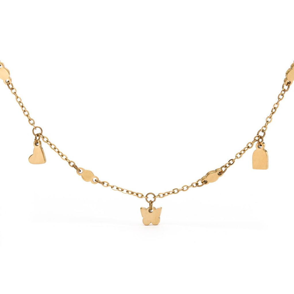 Collar Dorado con Iconos 1