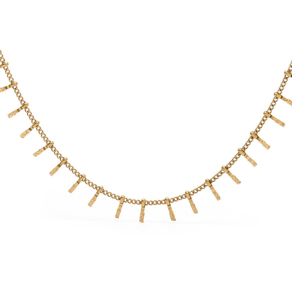 Collar Dorado Multibarras 1