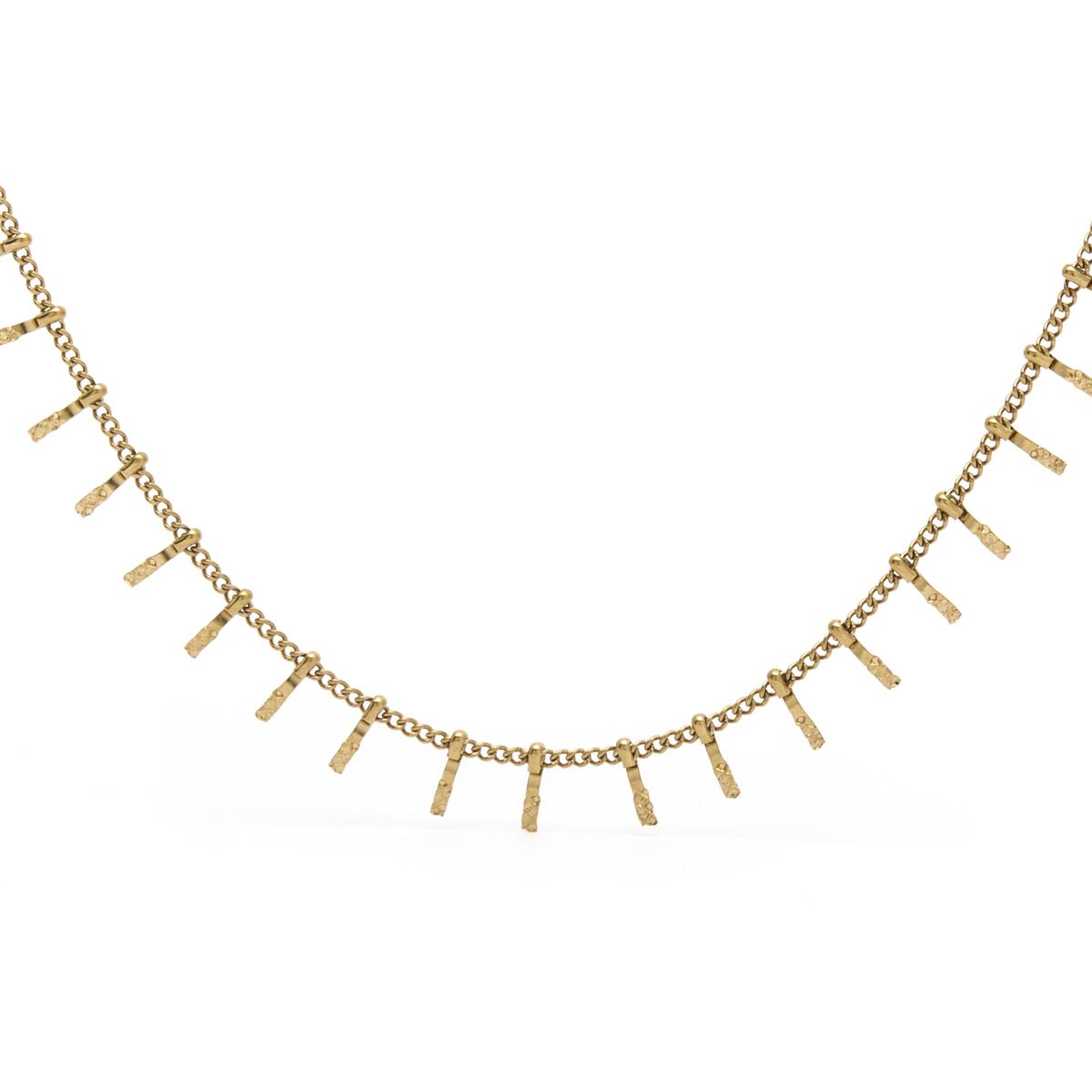 Collar Dorado Multibarras 1