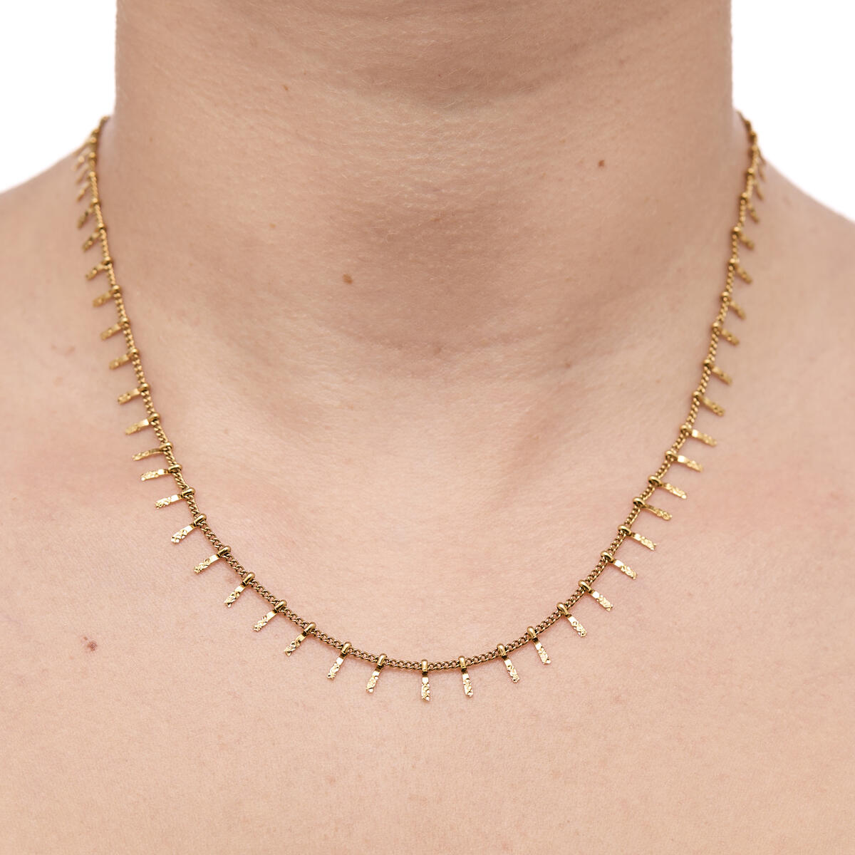 Collar Dorado Multibarras 4