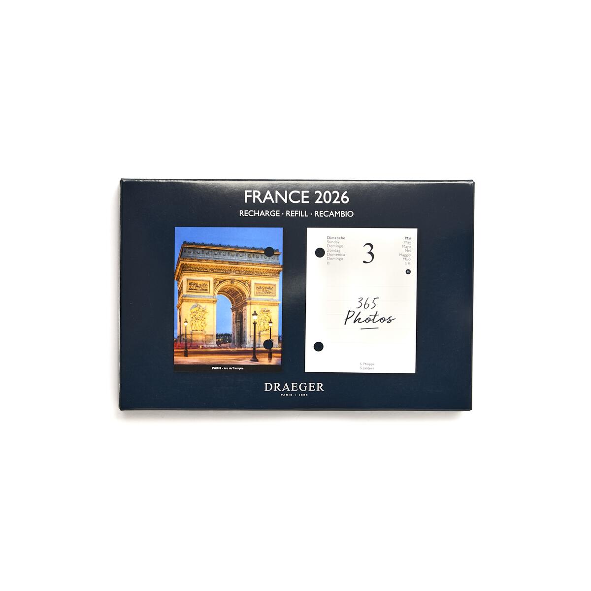 Agenda Efemérides 2026 Recarga Francia 1