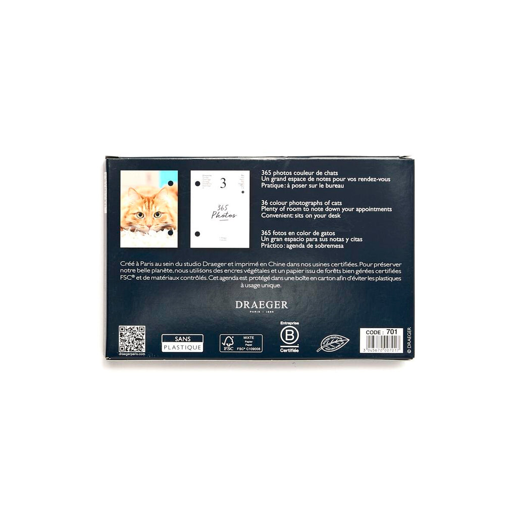 Agenda Efemérides 2026 Recambio para gatos 2