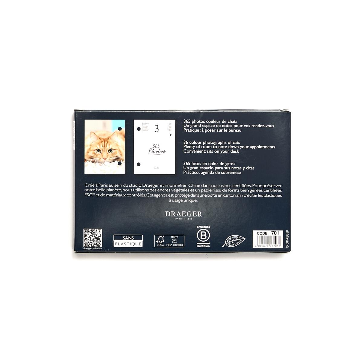 Agenda Efemérides 2026 Recambio para gatos 2