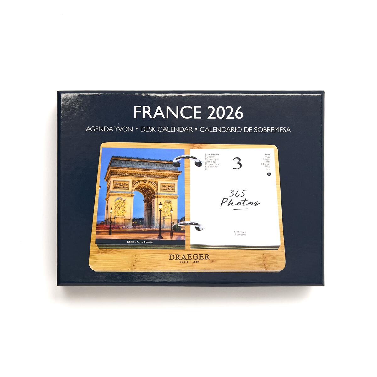 Agenda Efemérides 2026 Francia 1