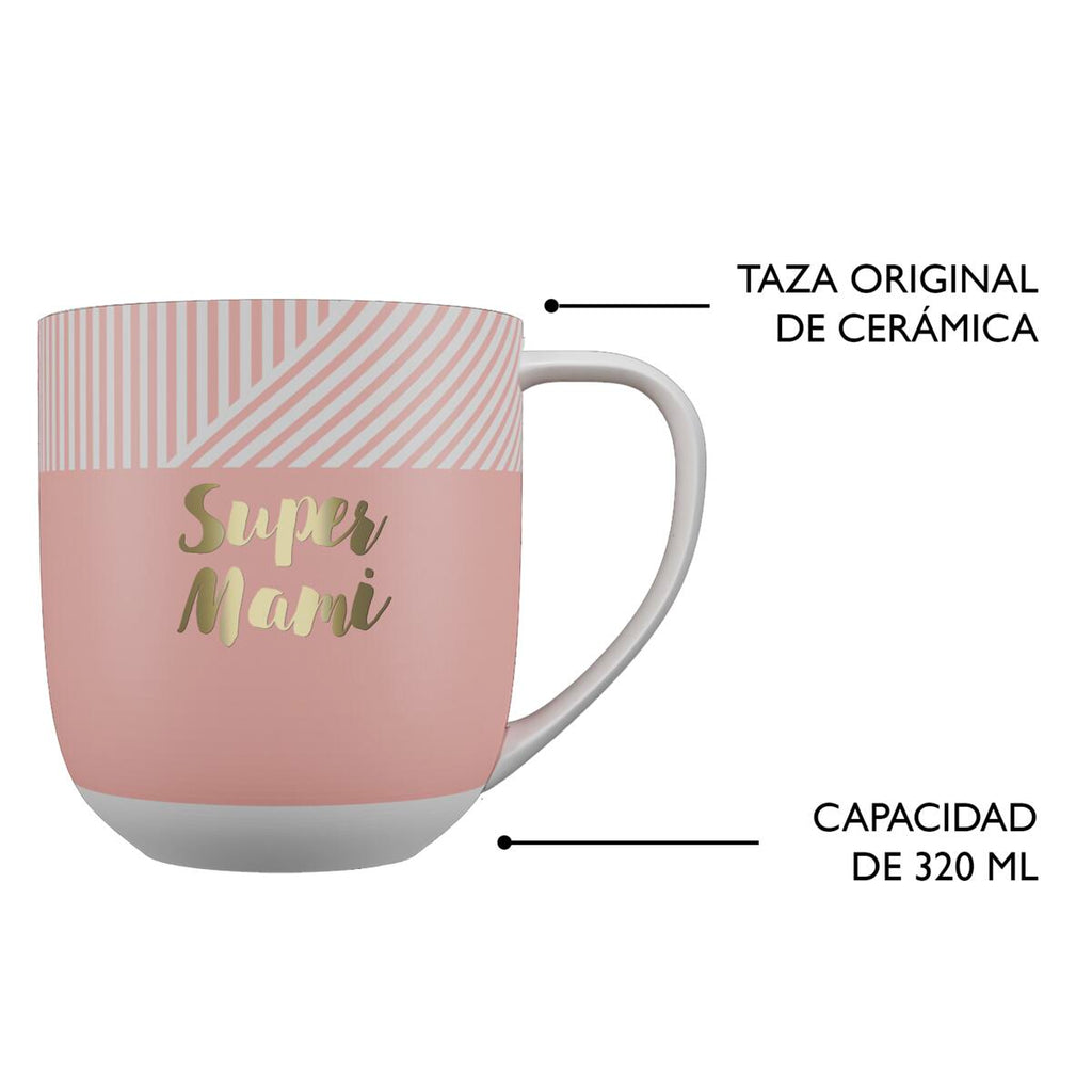 Taza tema Familiar Super Mami 5