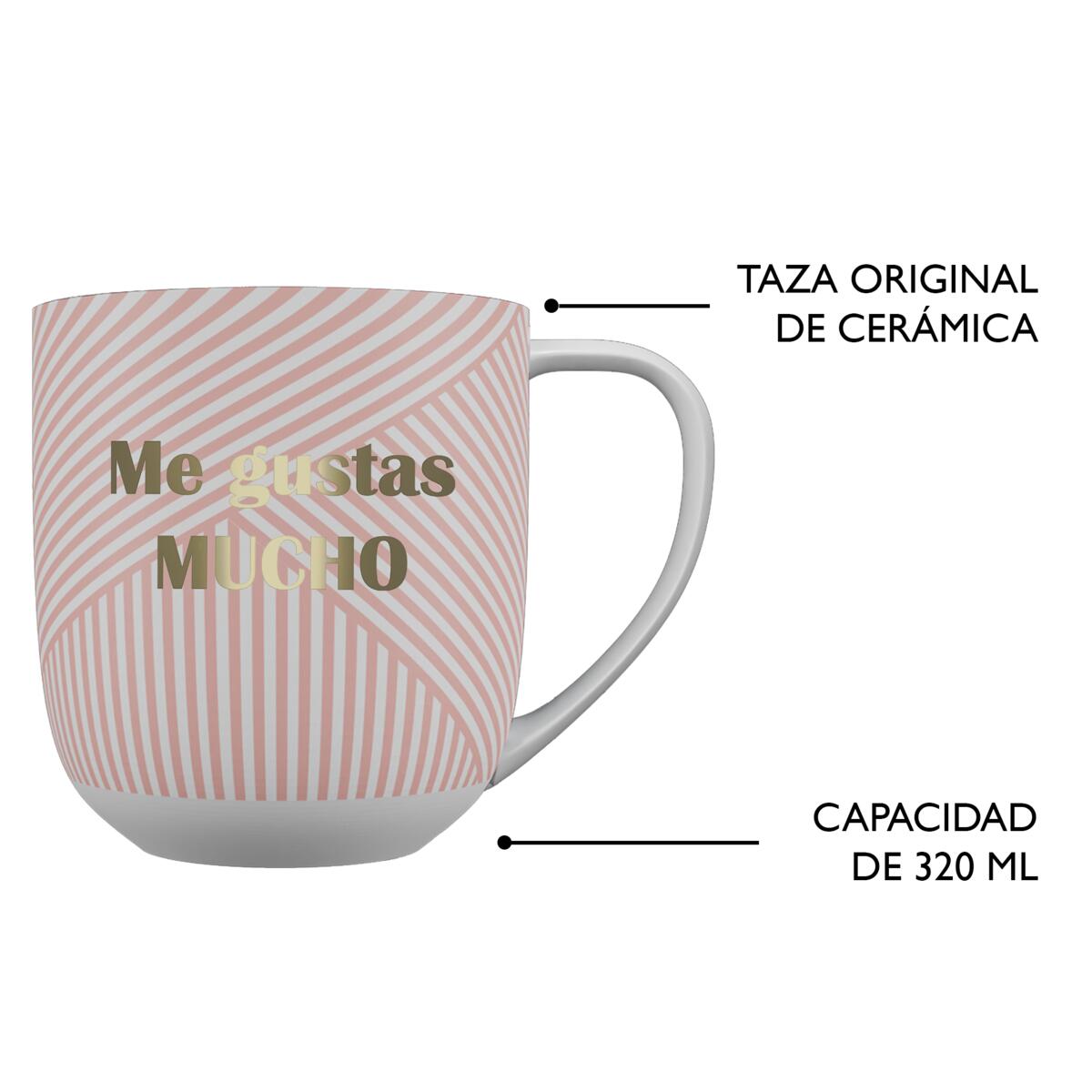 Taza tema Afecto Me Gustas Mucho 5