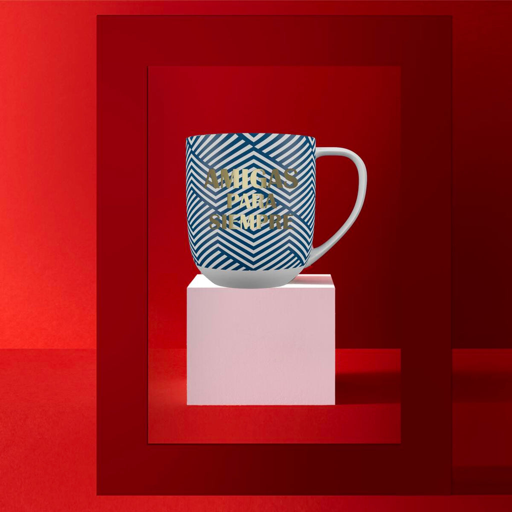 Taza tema afecto Amigas para Siempre 6