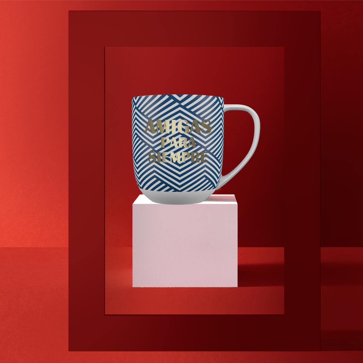 Taza tema afecto Amigas para Siempre 6