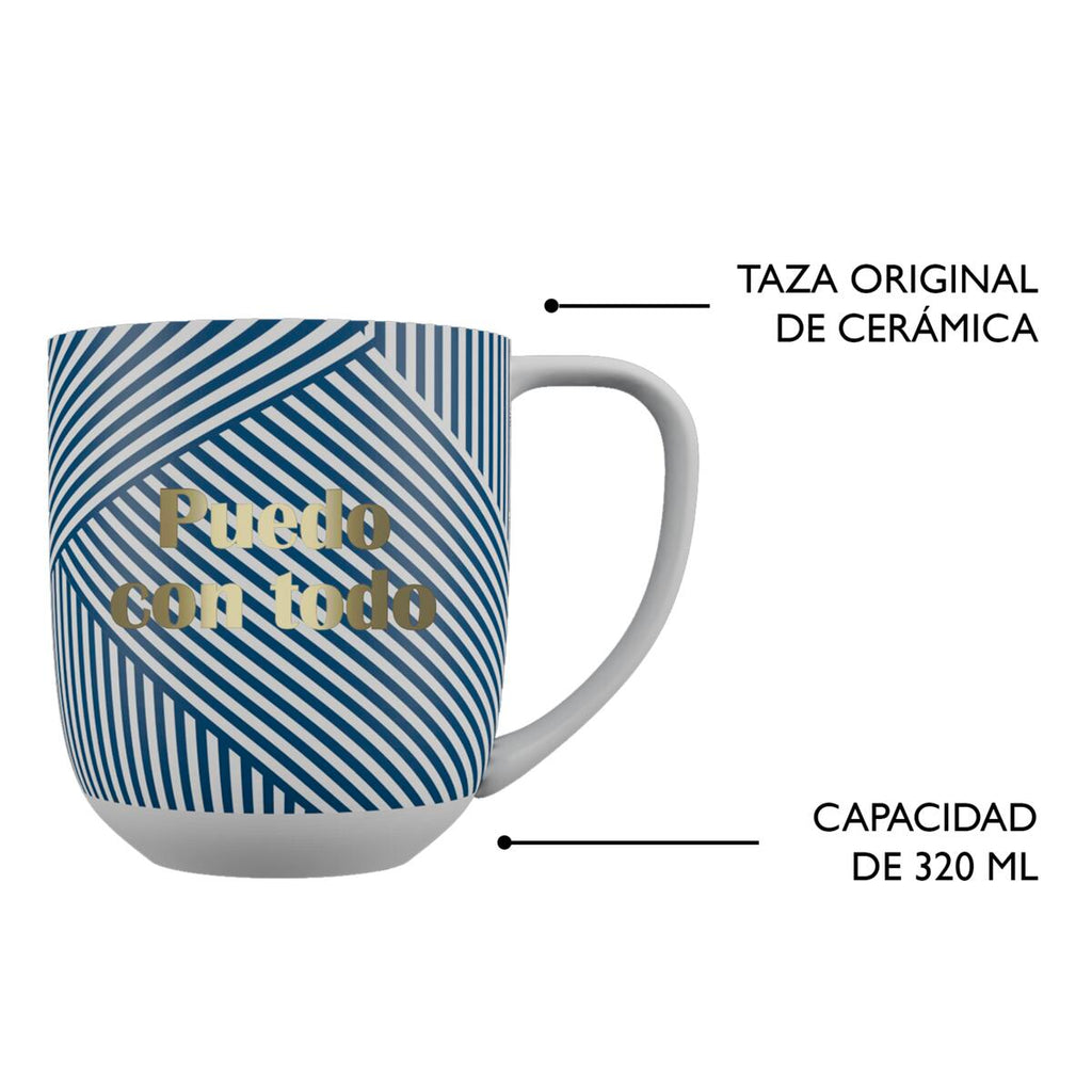 Taza con Mensaje Puedo con Todo 5