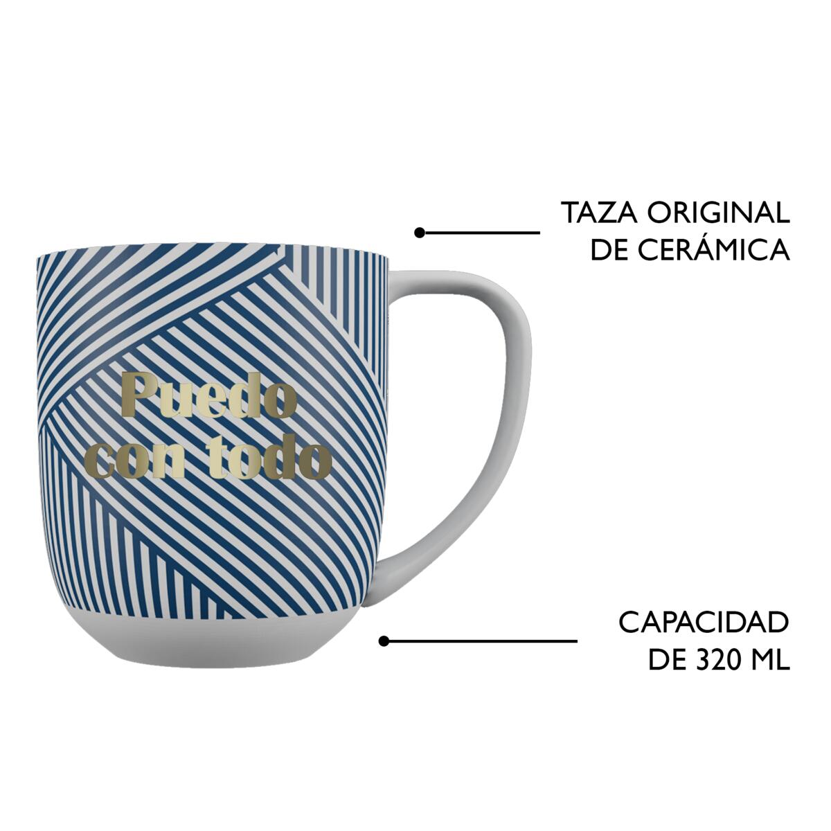 Taza con Mensaje Puedo con Todo 5