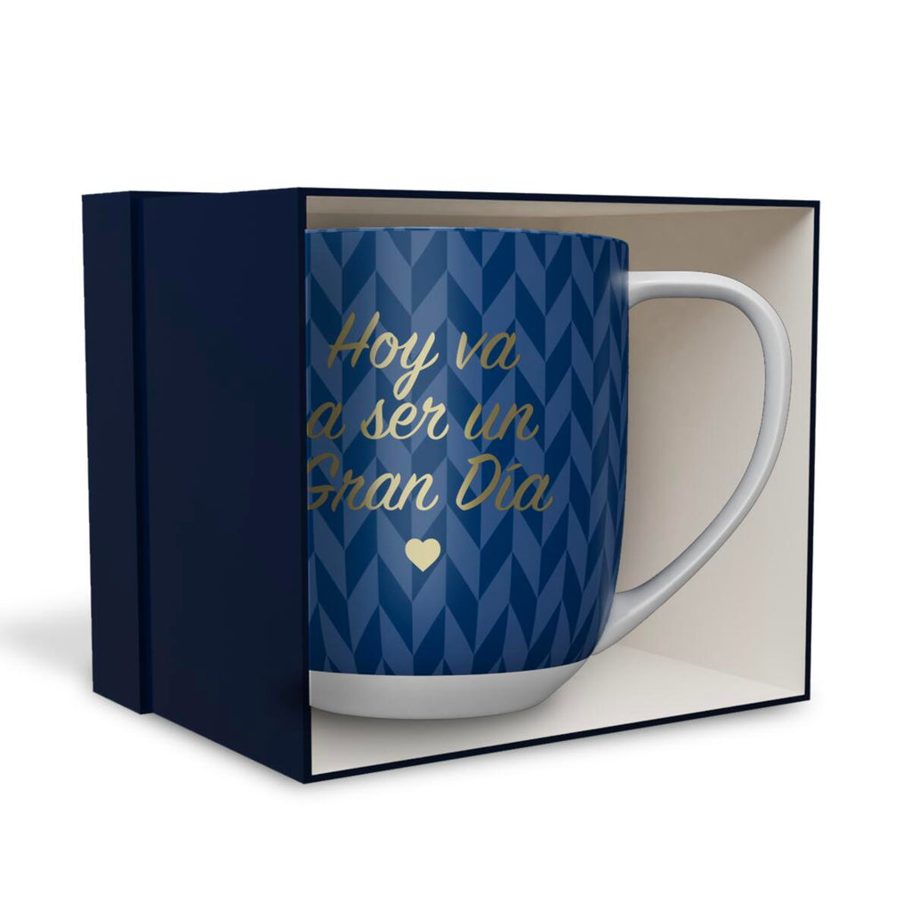 Taza con Mensaje Hoy va a ser un Gran Día 3