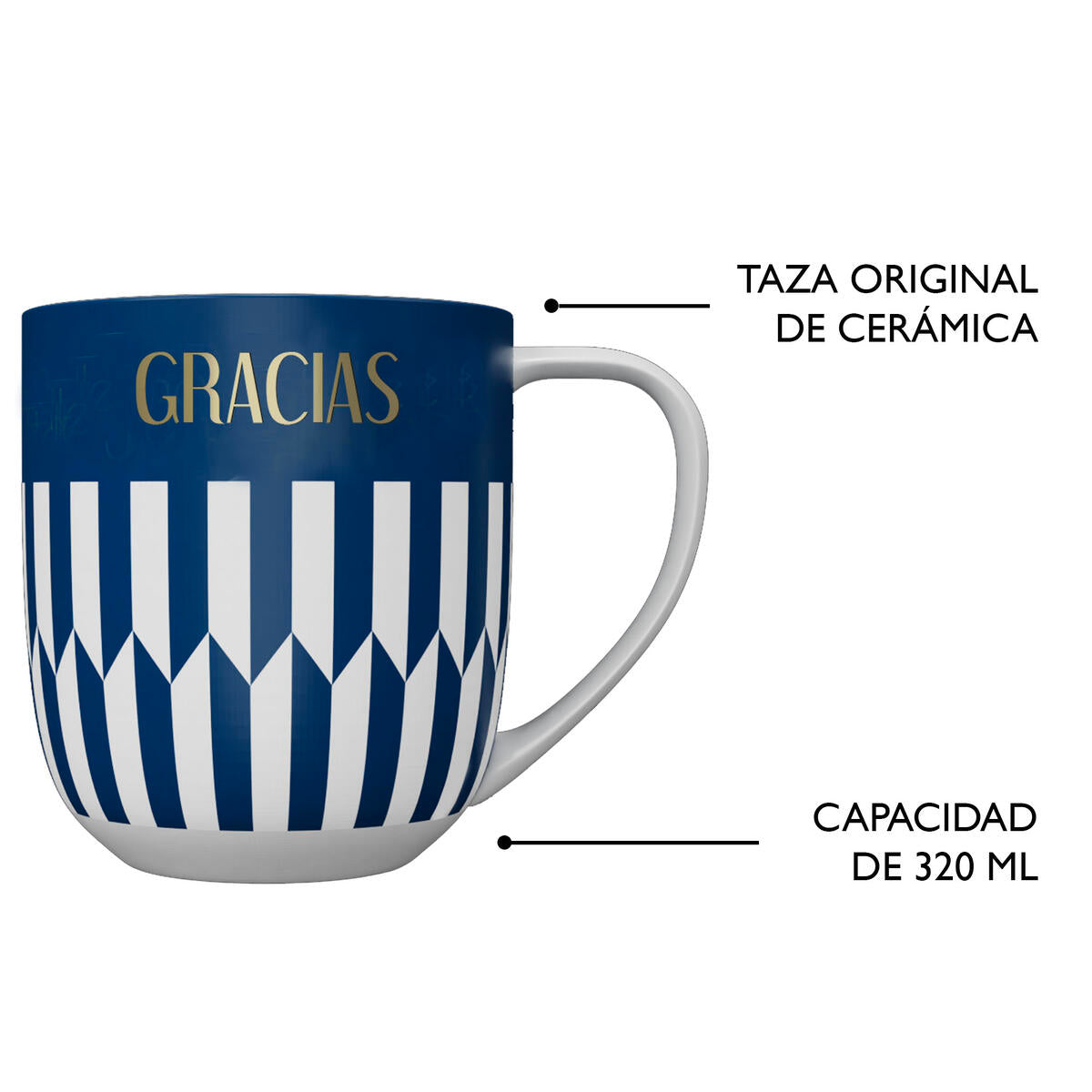 Taza con Mensaje Gracias 5