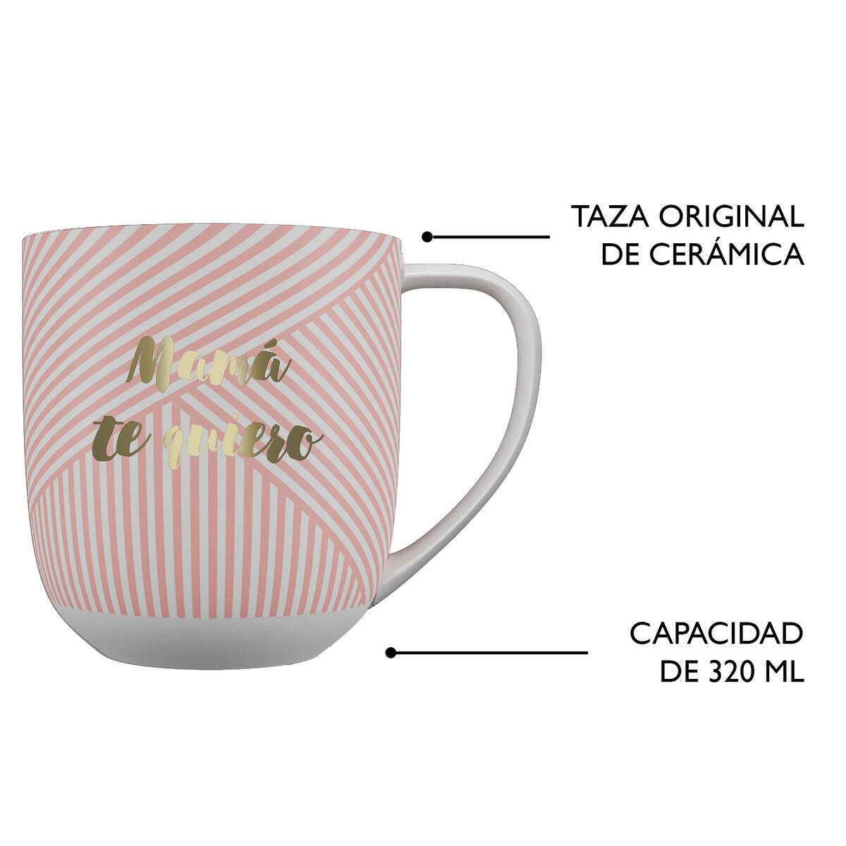 Taza tema Familiar Mamá te Quiero 5