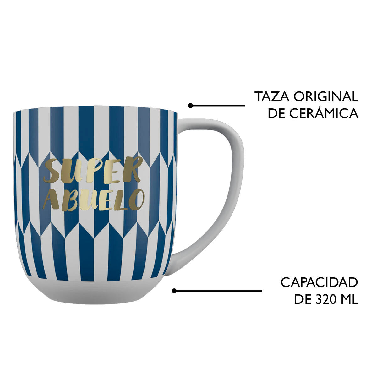 Taza tema Familiar Super Abuelo 5